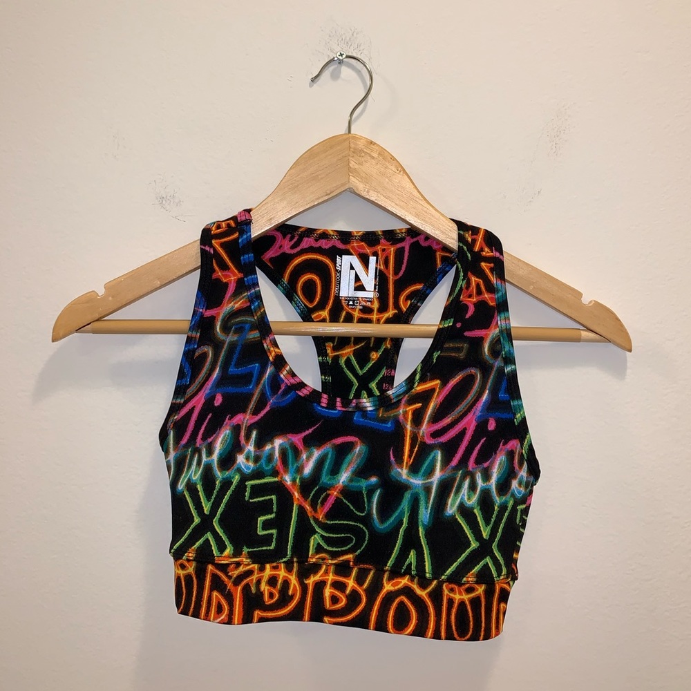 New Look Sport Multicolor Sports bra size S - Picture 3 of 12